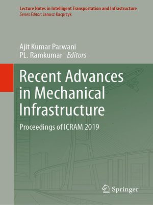 cover image of Recent Advances in Mechanical Infrastructure
